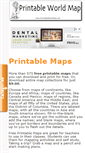 Mobile Screenshot of printableworldmap.net