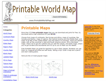 Tablet Screenshot of printableworldmap.net